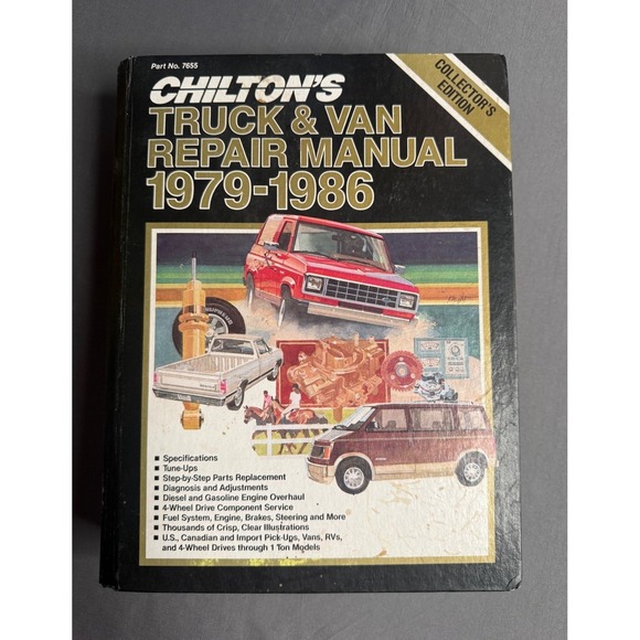Other - Chilton's Truck & Van Repair Manual 1979-1986 Collectors Edition Part No. 7655